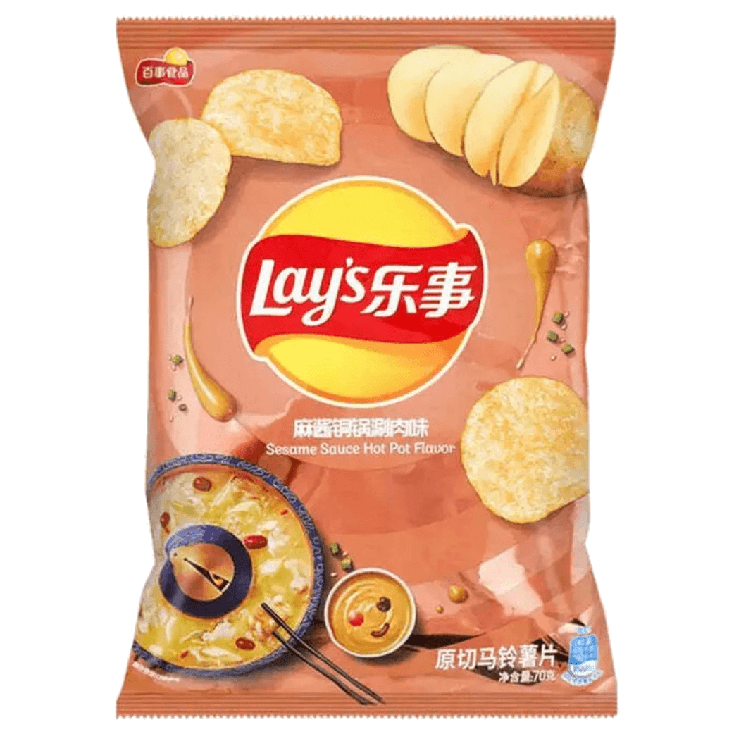 Wholesale Korean Snacks Potato Chips (Sesame Sauce Hot Pot)