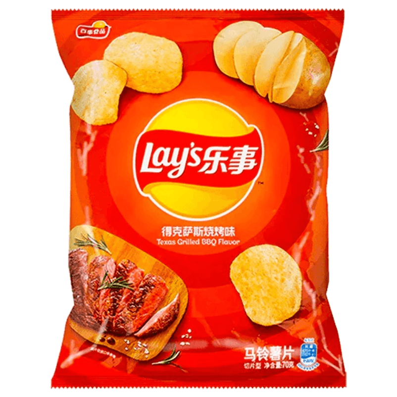 Lay's Potato Chips (Texas Grilled BBQ)