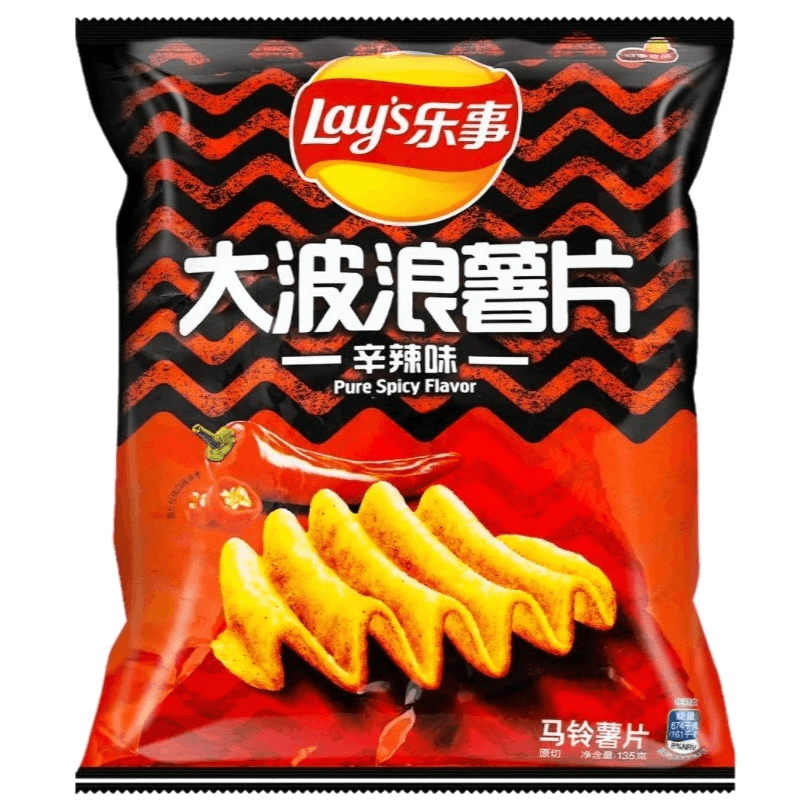 Wholesale Korean Snacks Wave Chips (Spicy)