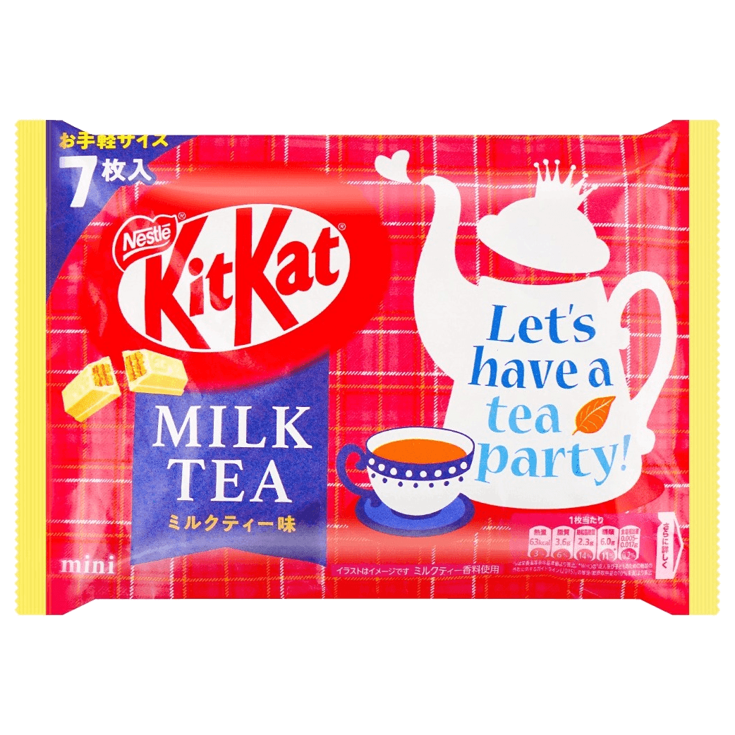 Nestlé KITKAT Chocolate Mini Wafer Milk Tea Flavor 7pcs