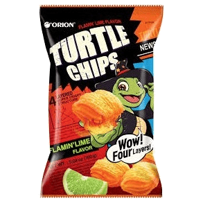 DJR Foods Wholesale Service Turtle Chip Flamin Lime