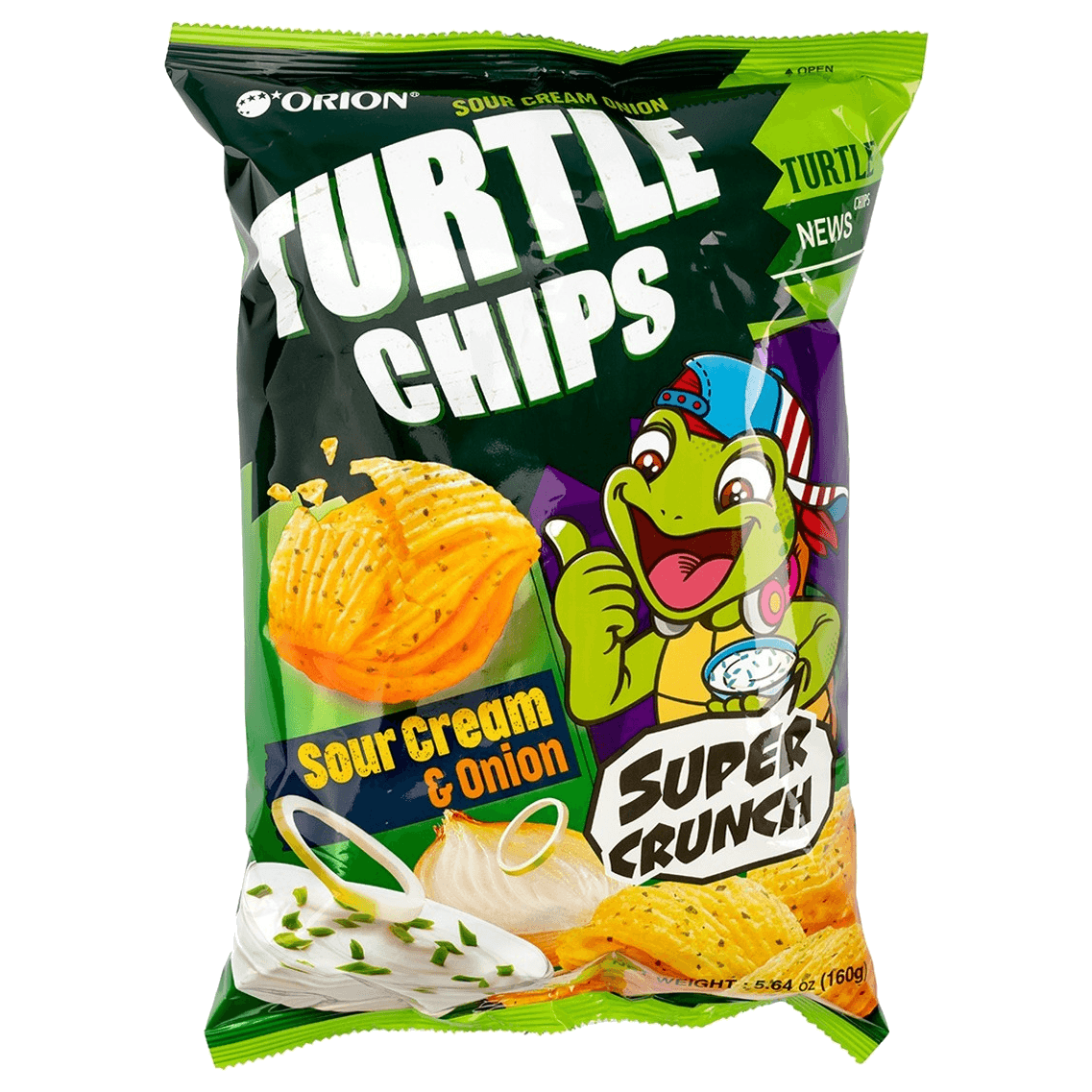 Orion Turtle Chips Sour Cream and Onion