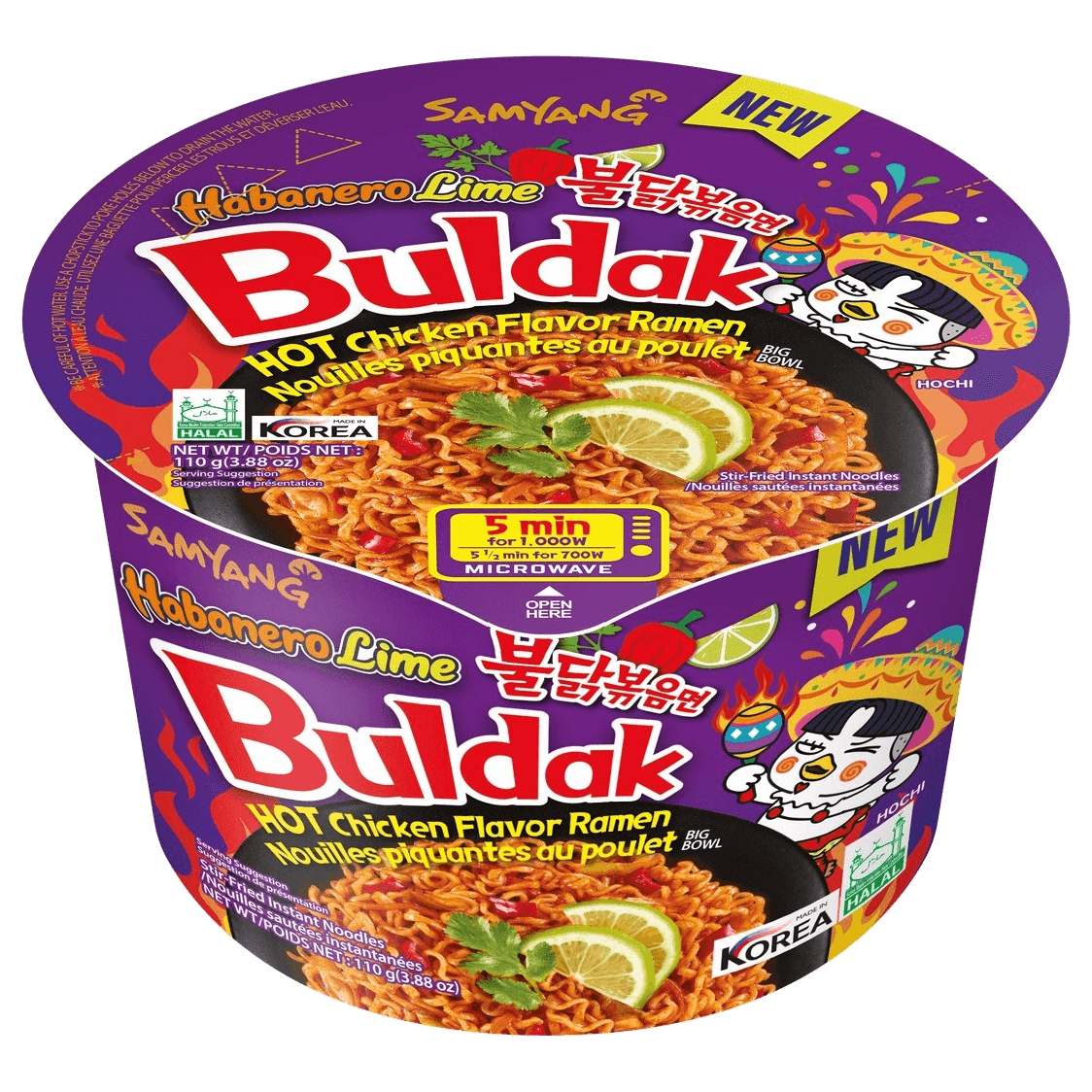 Buldak Big Bowl - Habanero Lime