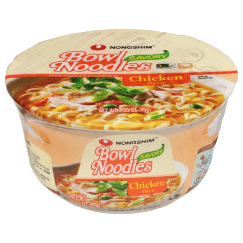 Nongshim Bowl Noodle Savory Chicken 12