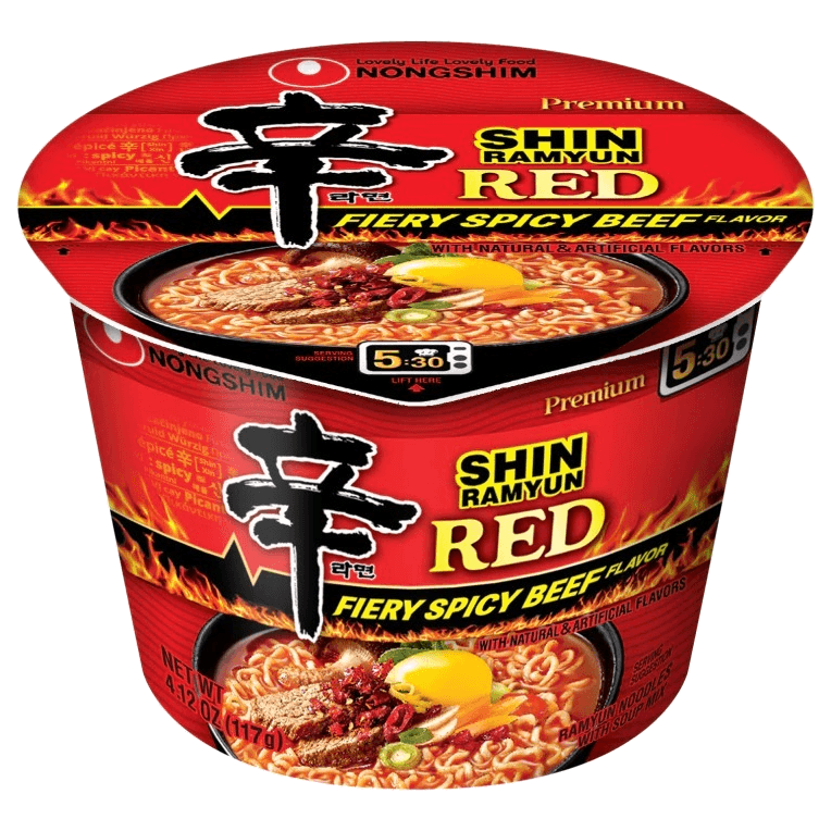 Nongshim Big Bowl Shin Red Fiery 6-pack