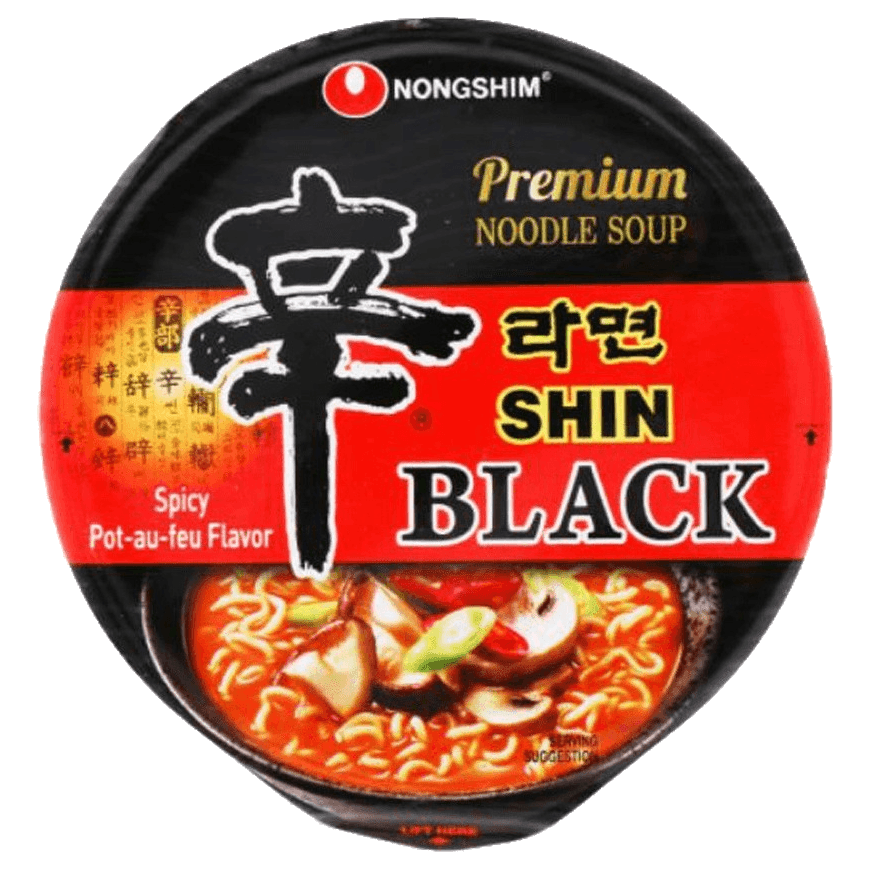 DJR Foods Wholesale Service Shin Black Noodle Big Bowl 6-pack