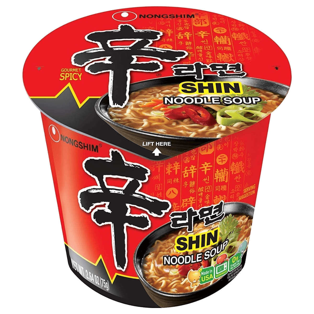 DJR Foods Wholesale Service Shin Noodle Cup 6-pack
