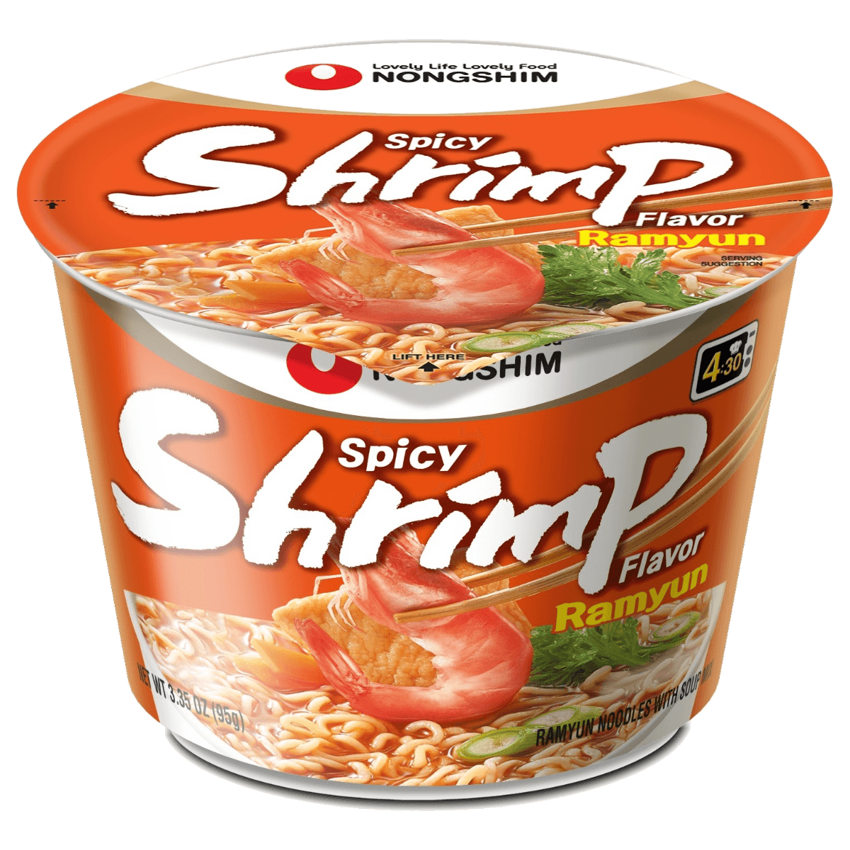 Wholesale Instant Noodles Spicy Shrimp Big Bowl 6