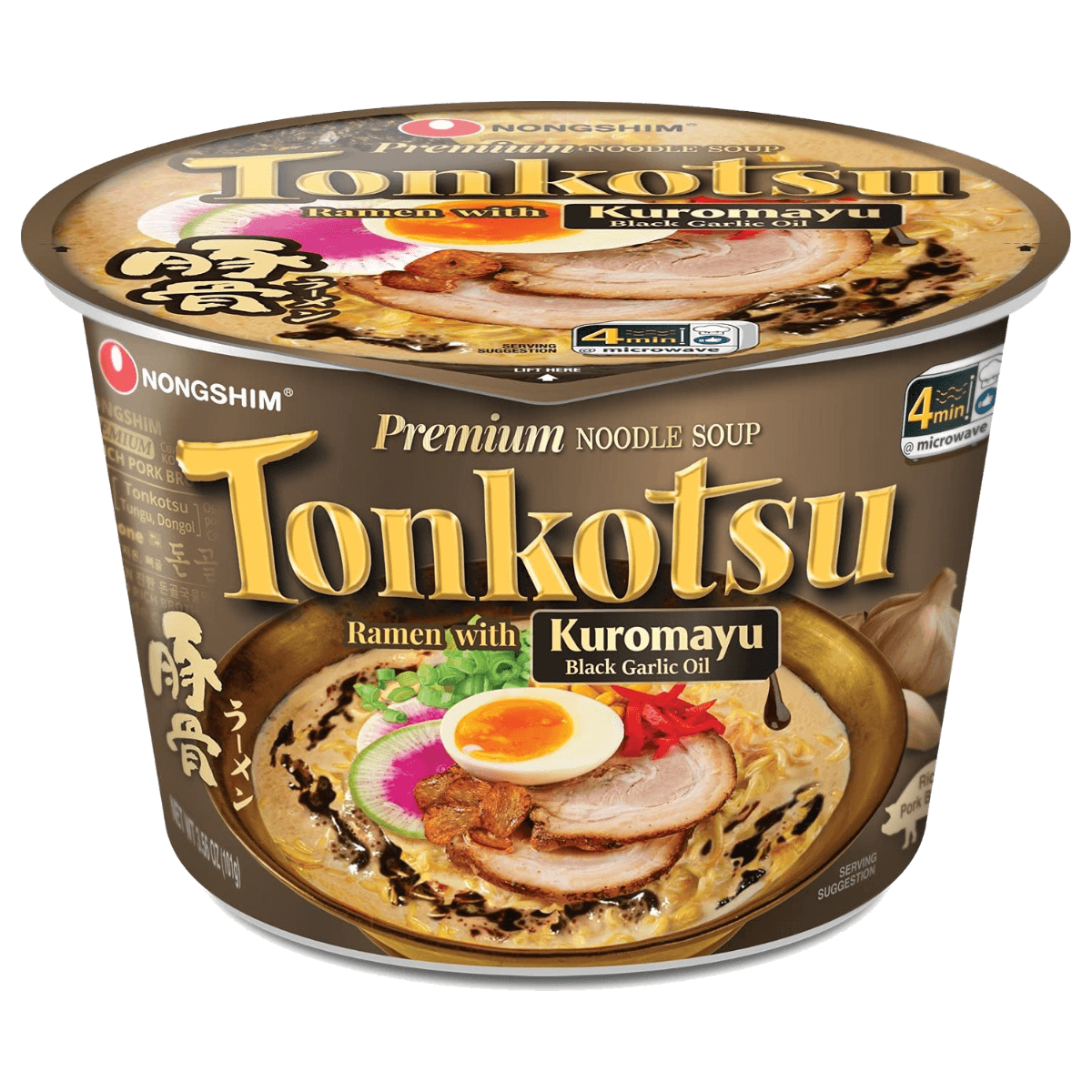 Wholesale Instant Noodles Tonkotsu Kuromayu Big Bowl