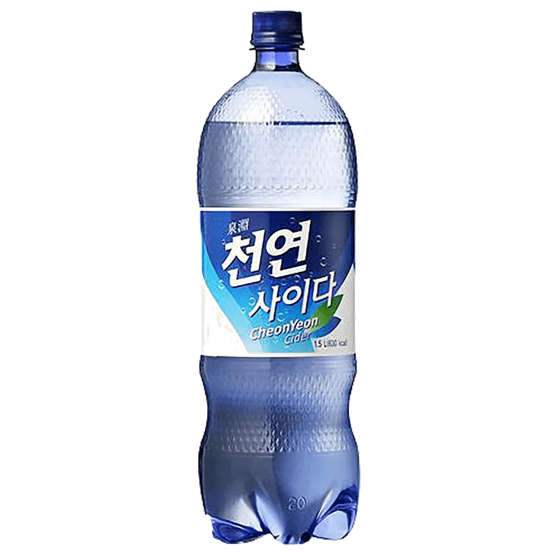 Japanese Wholesale Distribution Cheon Yeon Cider Carbonated Soft Drinks (bottles)