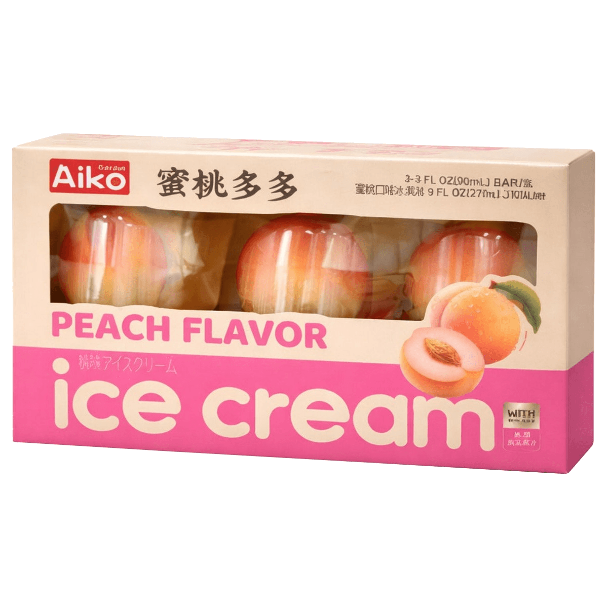 Garden Peach Ice Cream