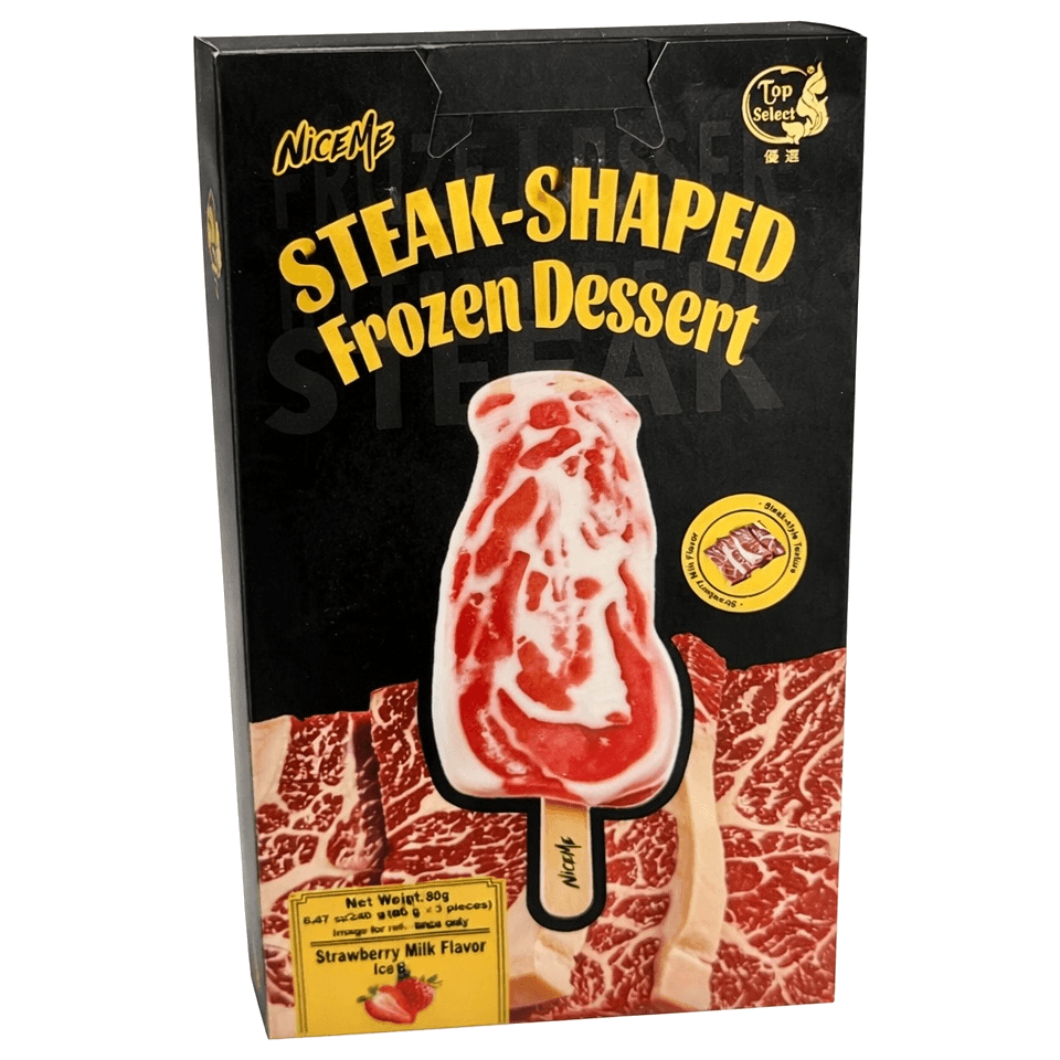Wholesale Buyer Program Steak-Shaped Strawberry Milk