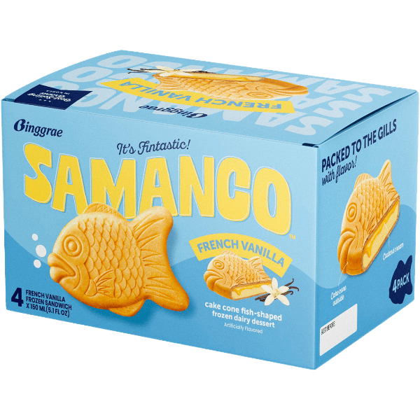 Wholesale Frozen Asian Foods Samanco French Vanilla