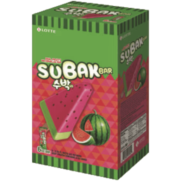 Lotte Watermelon Flavored Ice Cream