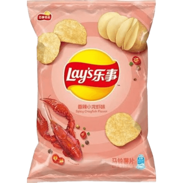 Japanese Wholesale Distribution Potato Chips Spicy Crayfish Flavor