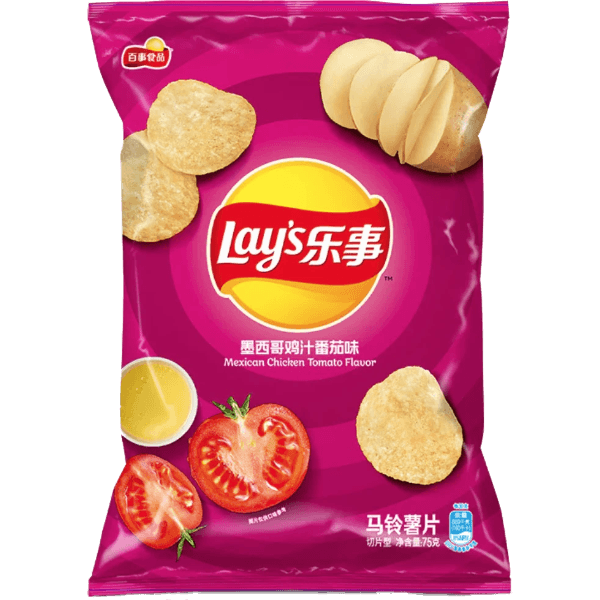 DJR Foods Wholesale Service Potato Chips (Mexican Tomato Chicken Flavor)