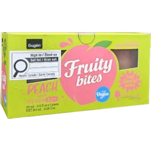 Gugen Peach Fruity Bites