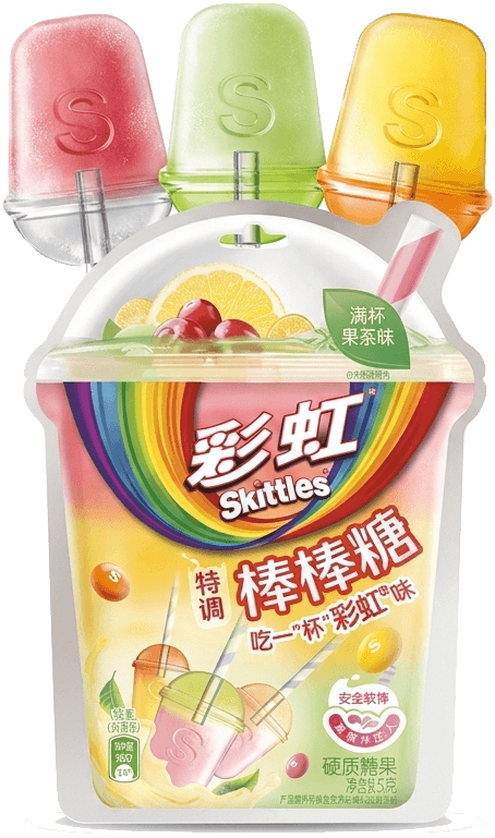 Skittles Lollipop Fruit Flavors
