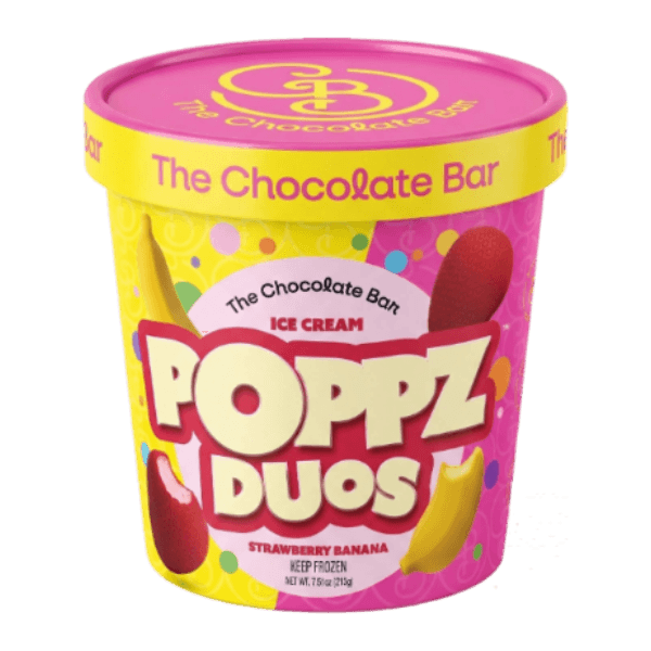 DJR Foods Wholesale Service POPPZ Duos Strawberry Banana