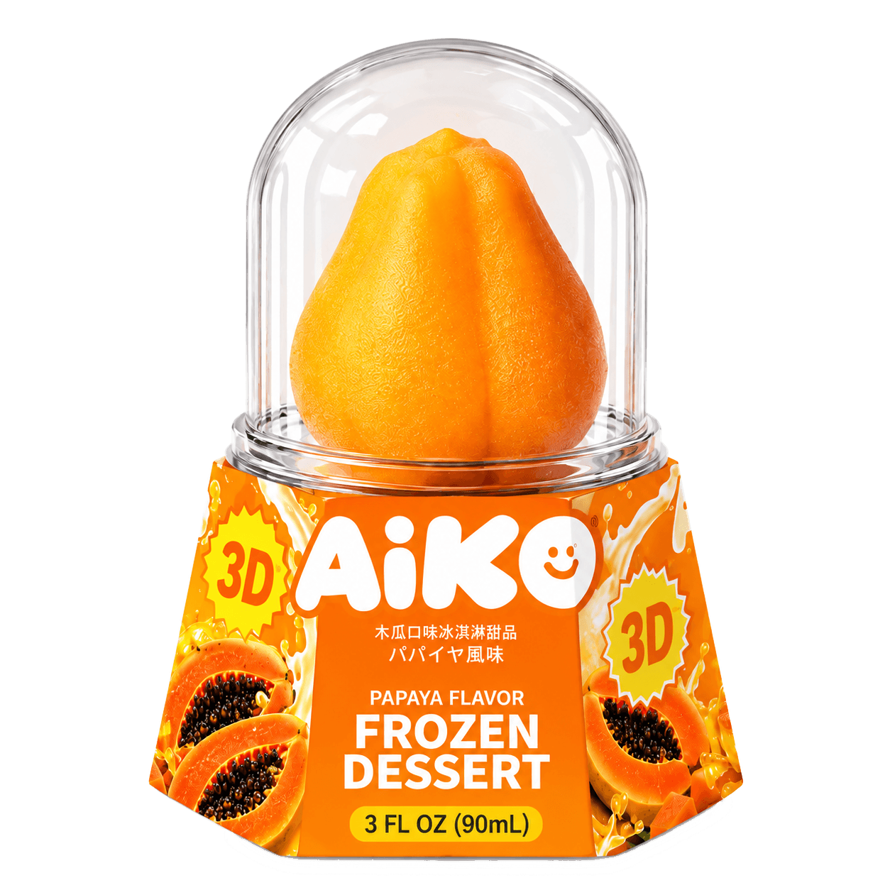 Papaya Flavored Ice Cream