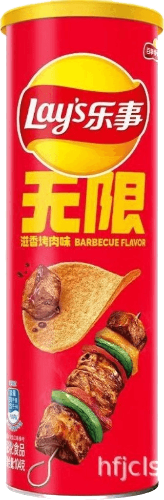Lay's Stax Sizzled BBQ Flavor Tube 90g