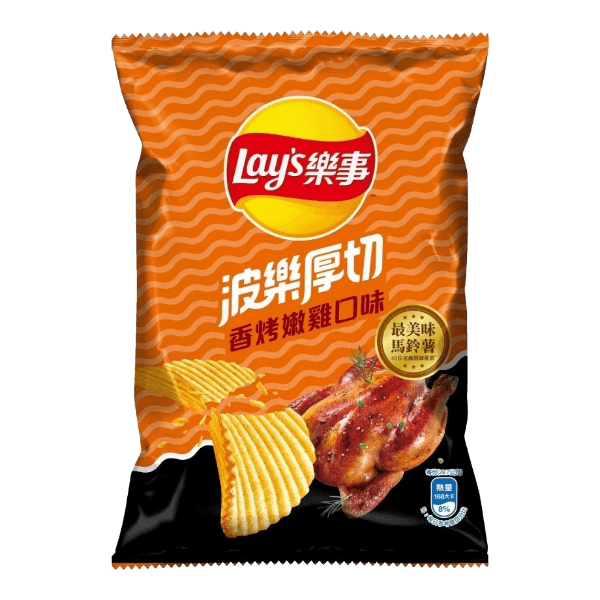 Lay's Thick-Cut Grilled Tender Chicken Flavor Bag 59.5g