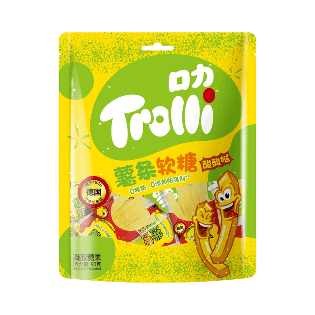 French Fries Gummies Lemon Flavor Bag 90g