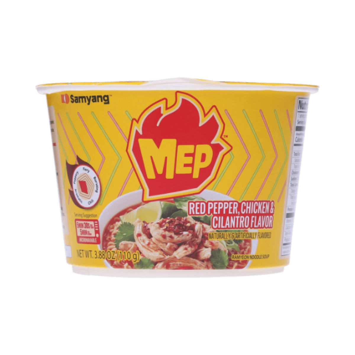 Wholesale Buyer Program Mep Red Pepper&Chicken W.Cilantro Ramyeon Big Bowl