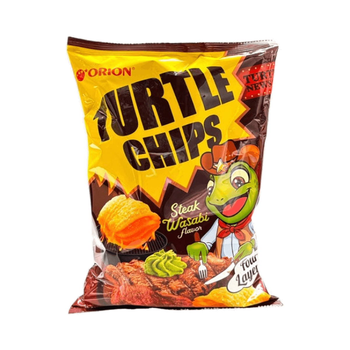 Orion Turtle Chips Steak Wasabi