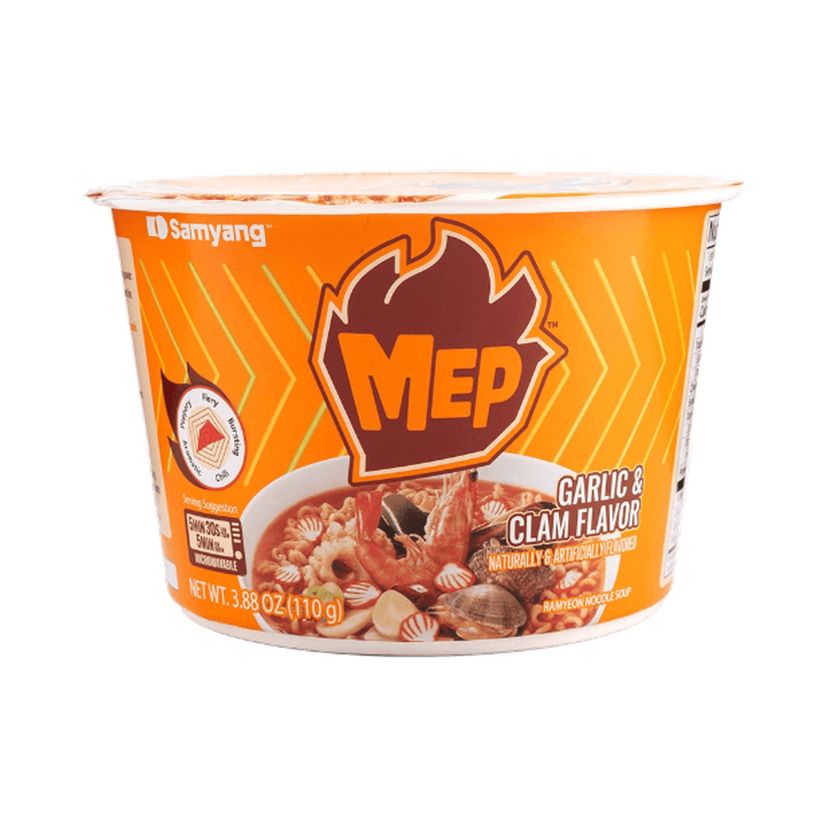 DJR Foods Wholesale Service Mep Garlic&Clam Ramyeon Big Bowl